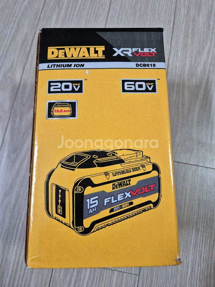 디월트 DCB615 20V/60V 리튬이온 배터리--0