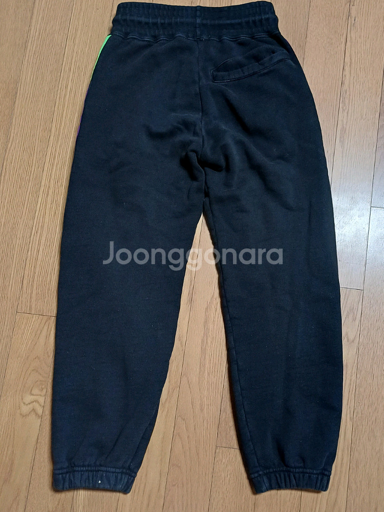 정품인증 GCDS 네온 로고 사이드라인 조거 팬츠 XS--1