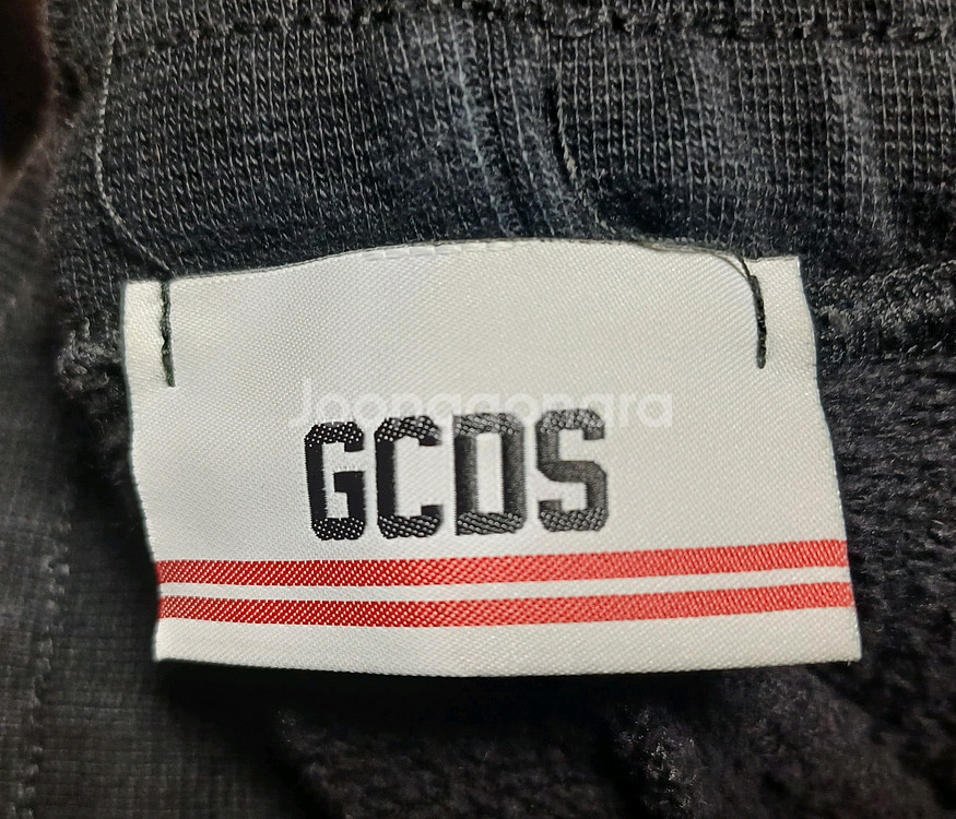 정품인증 GCDS 네온 로고 사이드라인 조거 팬츠 XS--2