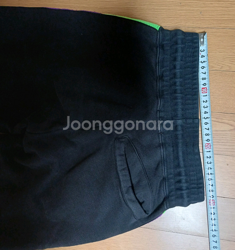 정품인증 GCDS 네온 로고 사이드라인 조거 팬츠 XS--6