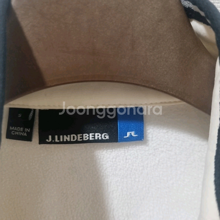 J.LINDEBERG 제이린드버그 화이트 기모 집업 재킷--3