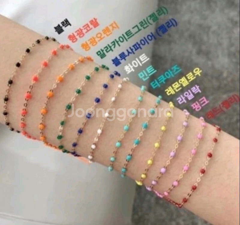 소윰 14k 레진 네크리스 (라일락컬러) 일반기장--0