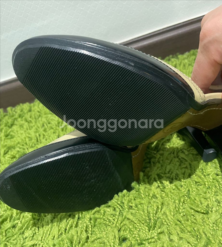 샤넬 T스트랩 구두 245/38C--6