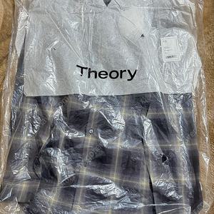 띠어리 플란넬 체크 셔츠 XS 95