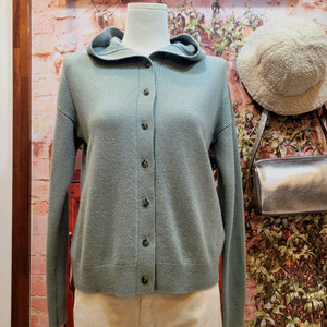 클럽 모나코 캐시미어 후드 가디건