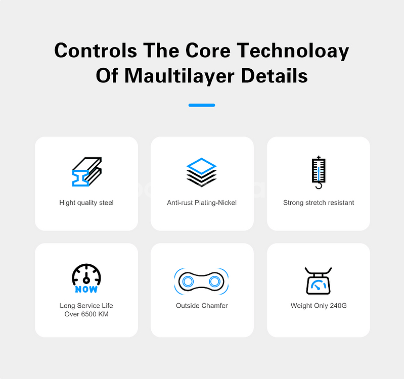 로드 자전거 체인 11단 블랙--8