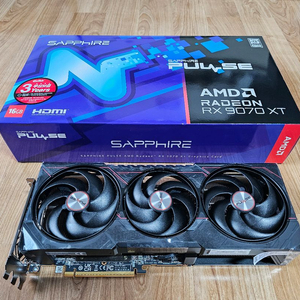 RX 9070 XT 사파이어 펄스(5070ti급)