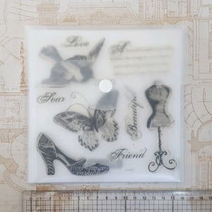 콜라주 클리어 스탬프 다꾸 빈티지 이미지