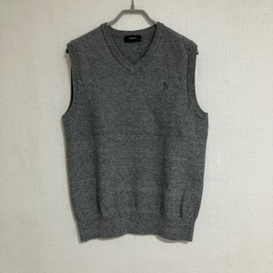 헤지스 그레이 브이넥 니트 베스트 조끼