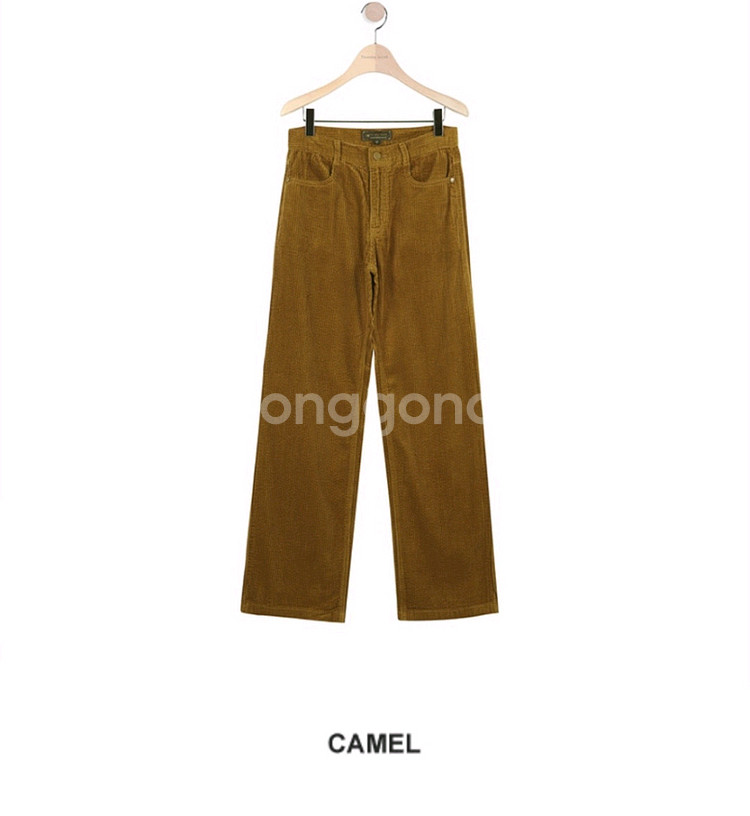 써스데이아일랜드바지코듀로이와이드팬츠S--0