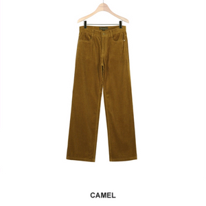 써스데이아일랜드바지코듀로이와이드팬츠S