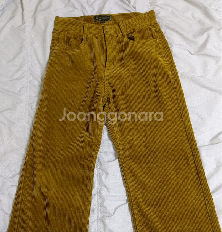 써스데이아일랜드바지코듀로이와이드팬츠S--2