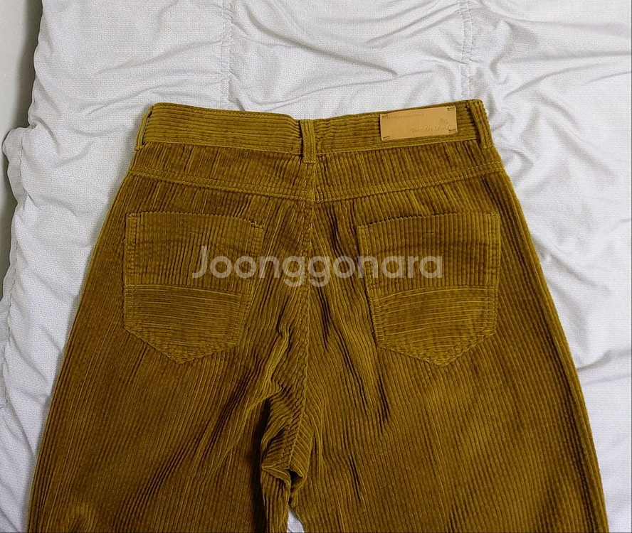 써스데이아일랜드바지코듀로이와이드팬츠S--3