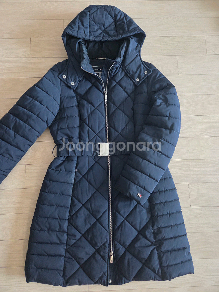 타미힐피거 네이비 퀼팅 패딩 M사이즈--0
