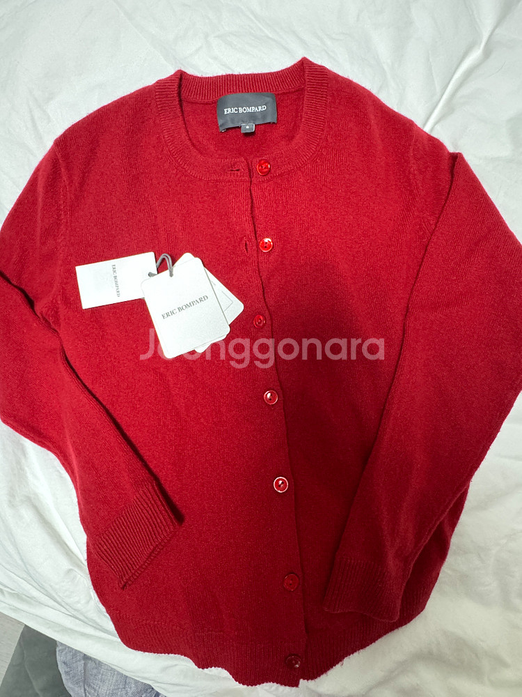 초고가 에릭봉파르 s 캐시미어 100% 가디건 팔아요--0