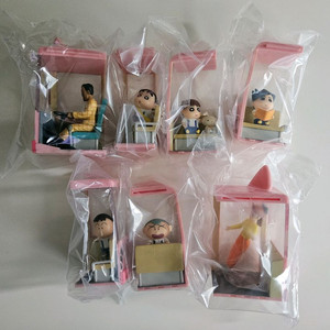 짱구 버스 피규어 7종 풀세트