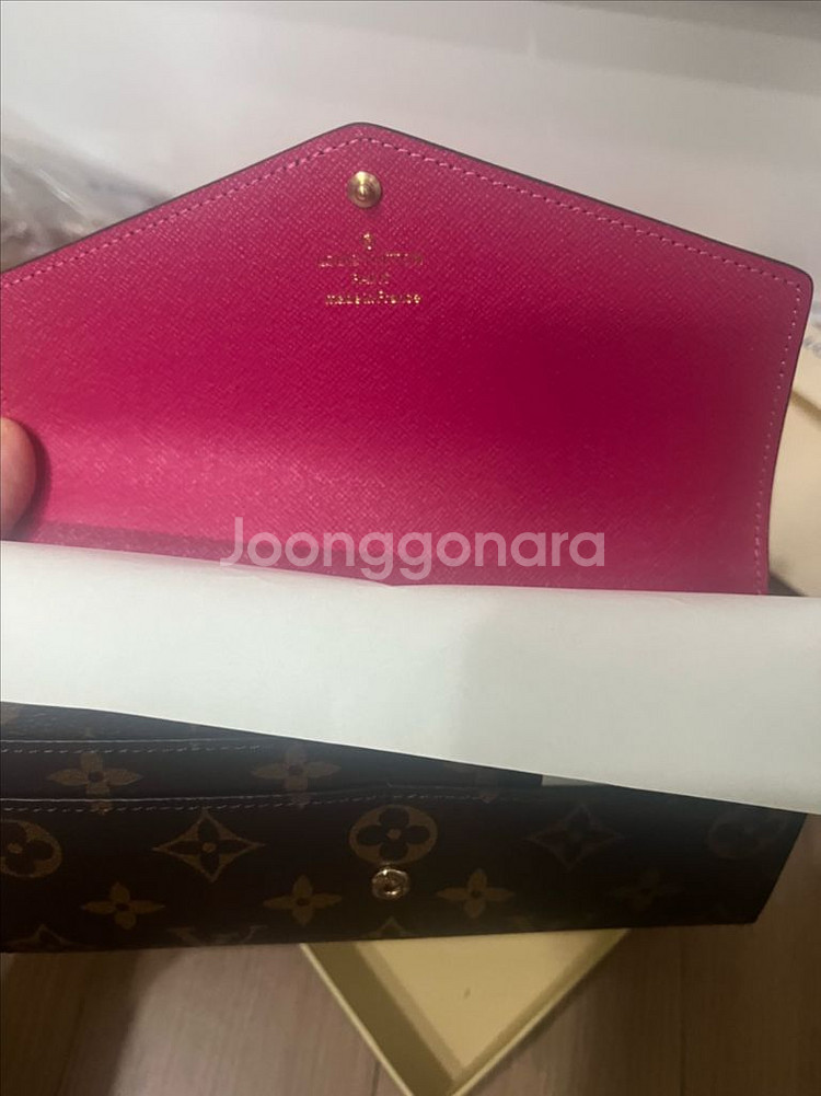 루이비통 스타일 모노그램 장지갑--1