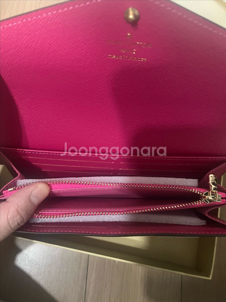 루이비통 스타일 모노그램 장지갑--3