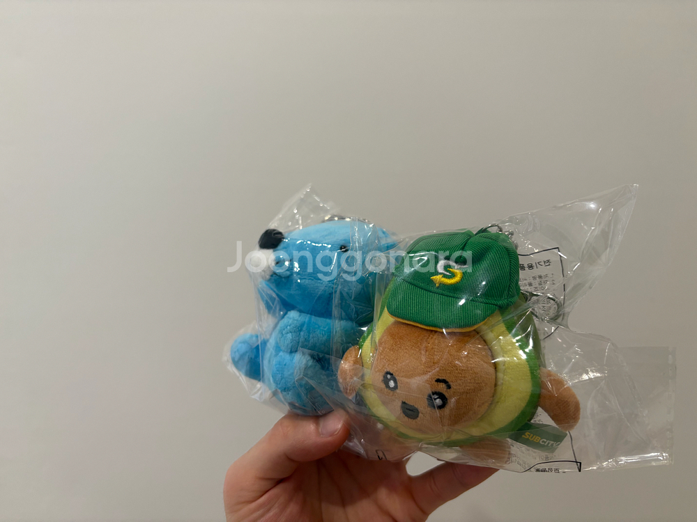 귀여운 인형 키링 2개 일괄 판매--2