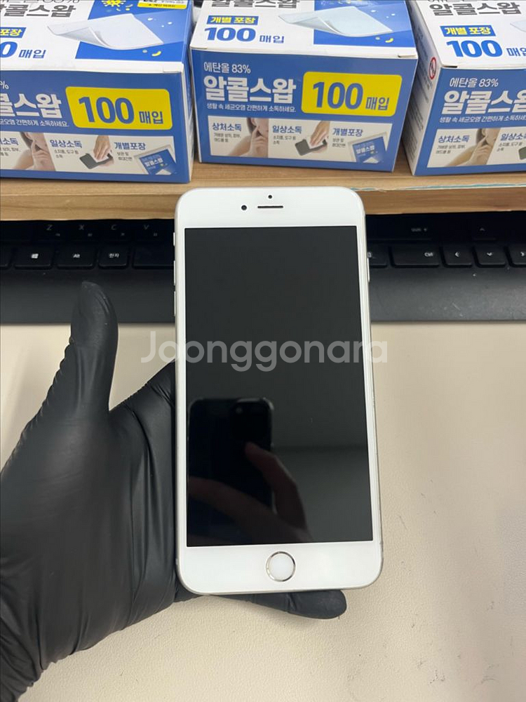 아이폰6S플러스 64G 실버 S급!--0