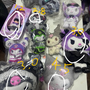 산리오 키티 쿠로미 각종 인형 굿즈