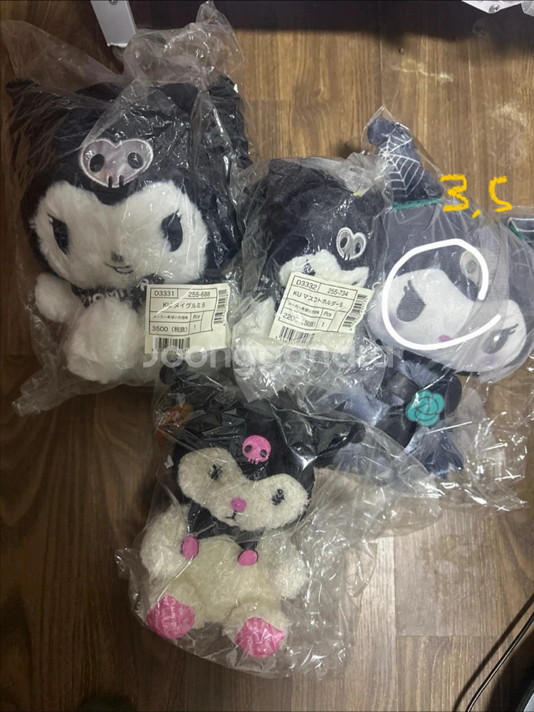 산리오 키티 쿠로미 각종 인형 굿즈--2