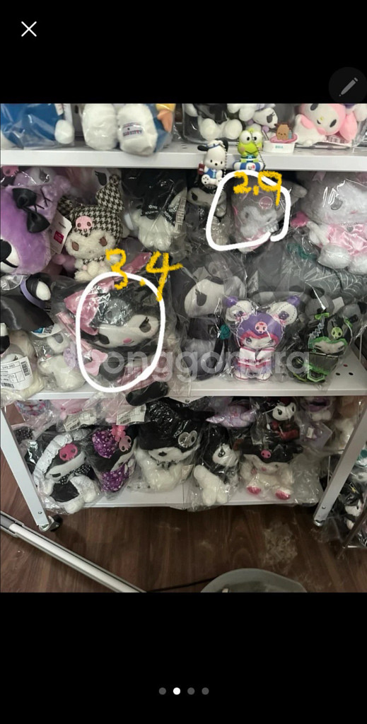 산리오 키티 쿠로미 각종 인형 굿즈--3