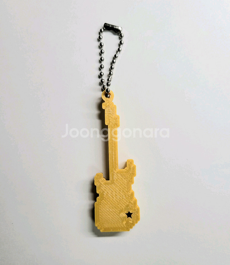 일렉기타 8비트 키링 키체인--3