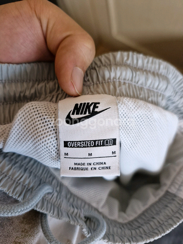 나이키 클럽 오버사이즈 벌룬 팬츠그레이 M--3