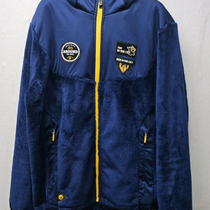 EXR 두툼 네이비 후드 짚업 100