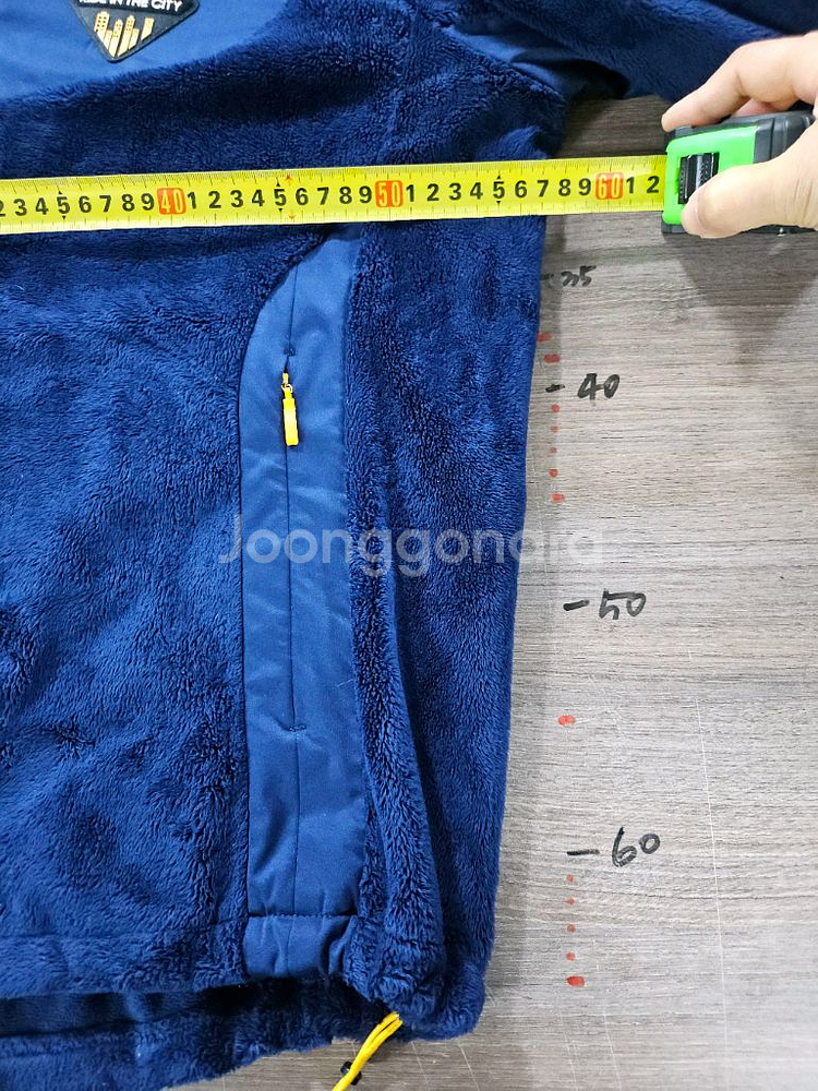 EXR 두툼 네이비 후드 짚업 100--6