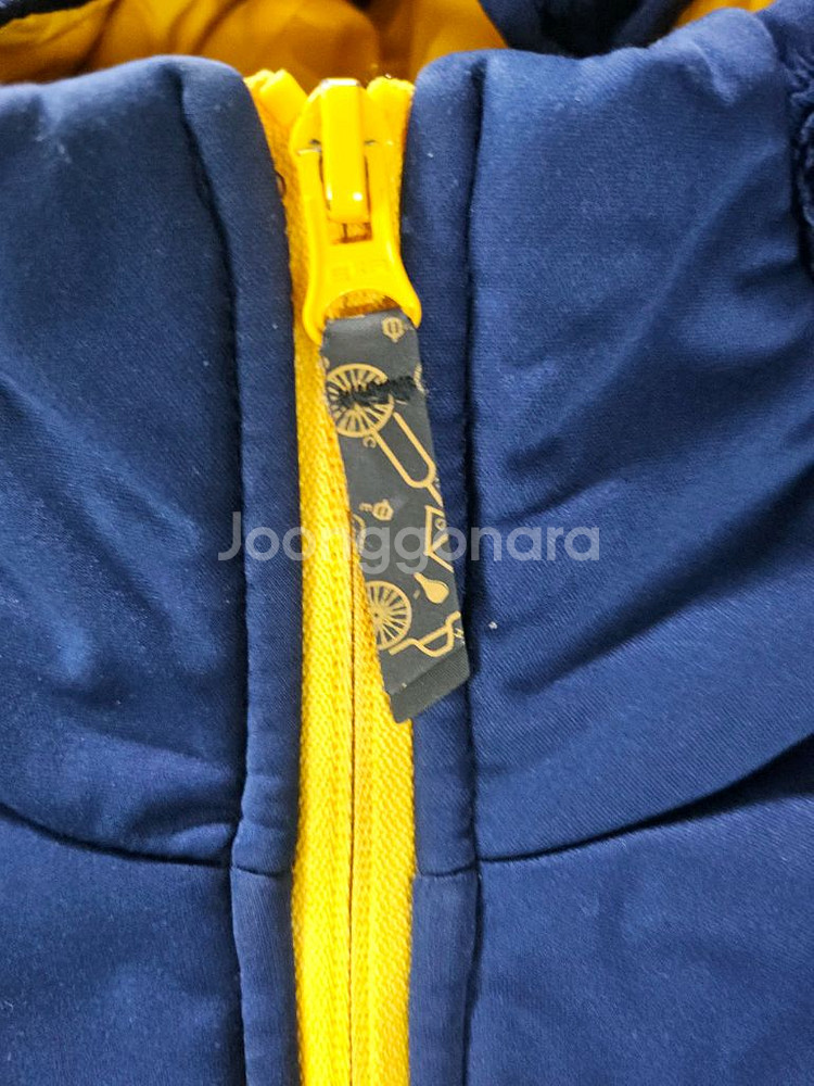 EXR 두툼 네이비 후드 짚업 100--4