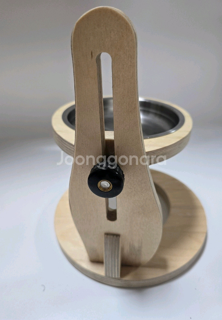 마이아집사 원목 강아지 고양이 식기 밥그릇 높이조절--2