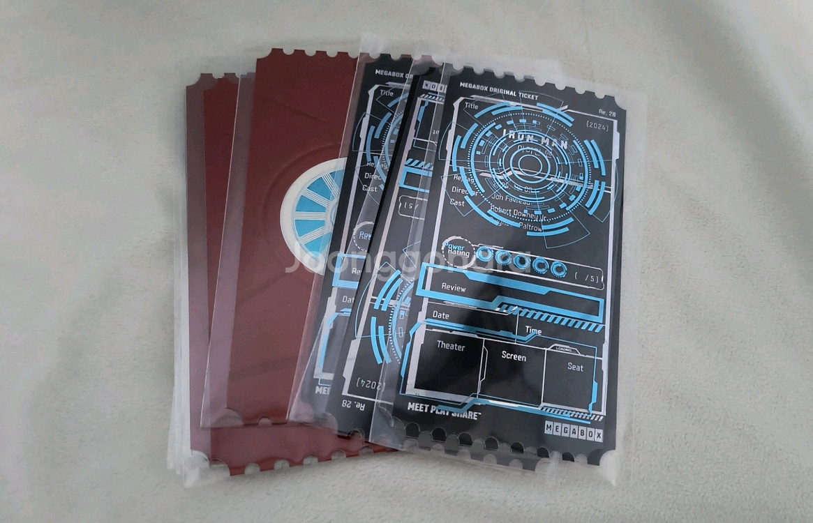 메가박스) 아이언맨 오리지널 티켓--0