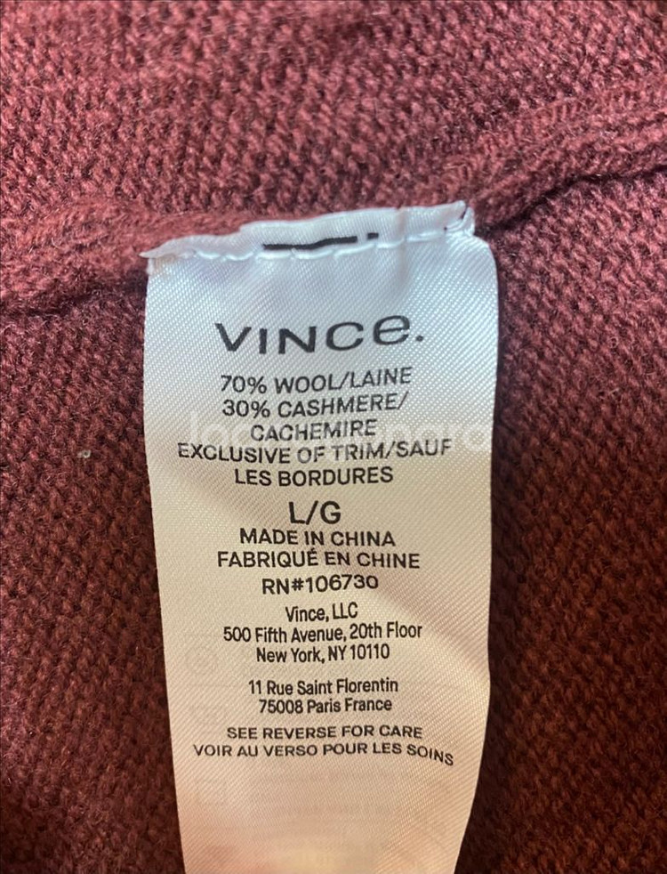 Vince 캐시미어&울 가디건 L 사이즈--3