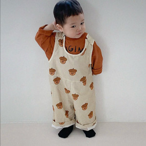 스몰미미 도토리 멜빵슈트 XS 사이즈