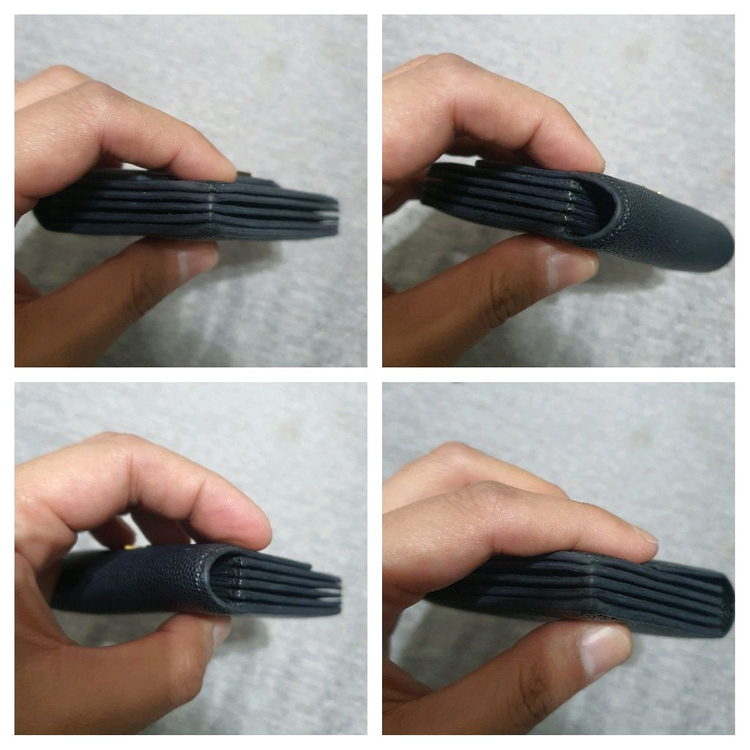 정품 입생로랑 아코디언 명함 카드지갑 이미지