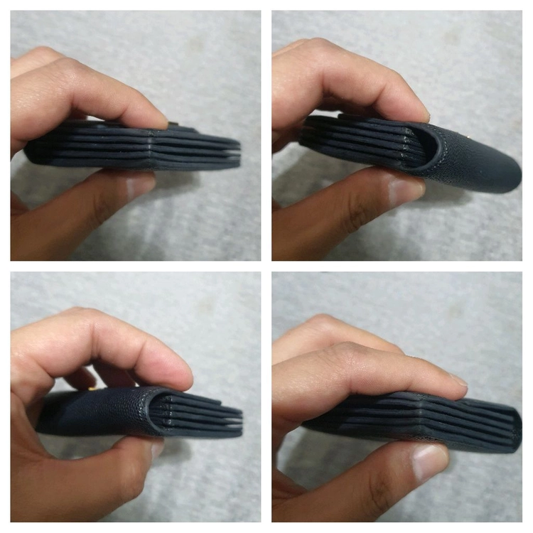 정품 입생로랑 아코디언 명함 카드지갑 이미지