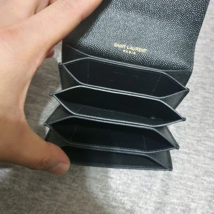 정품 입생로랑 아코디언 명함 카드지갑 이미지