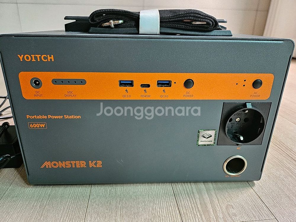(캠핑용 배터리) 요이치 몬스터 K2 휴대용 파워 스테이션 600W--1