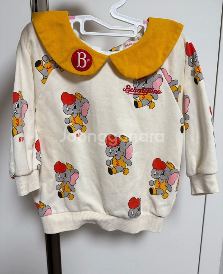 베베드피노 올오버 아미띠에 베이비 카라 티셔츠 100--1