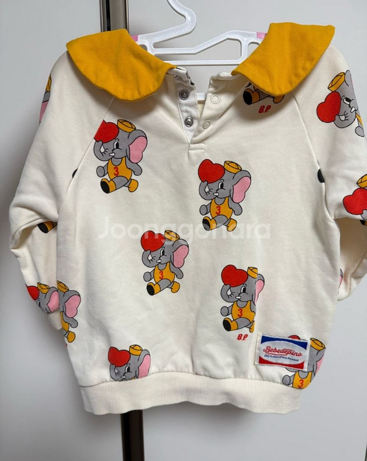 베베드피노 올오버 아미띠에 베이비 카라 티셔츠 100--2