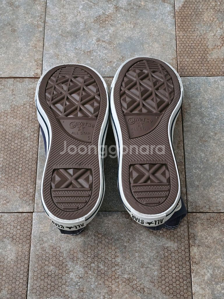 (240)컨버스 척테일러 올스타 하이 네이비 스니커즈--8