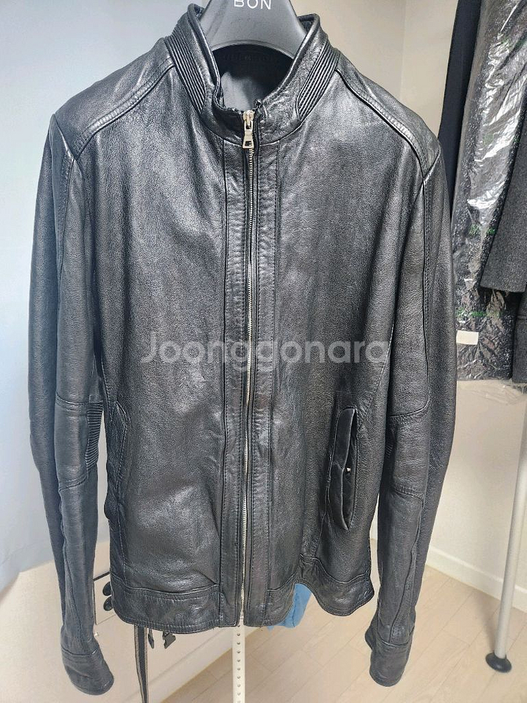 남성 양가죽 자켓 슬림핏 100-105 팜--1