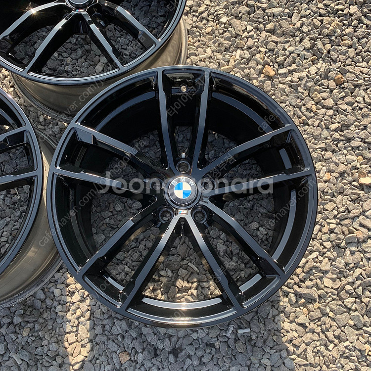 [중고휠] 18인치 BMW 5시리즈 662M 유광블랙 순정휠 한대분--4