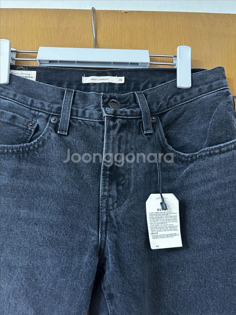 리바이스 스트레이트 데님 청바지 26 / 가니 리던 토템 랙앤본 파사드패턴 던스트 얼바닉--5