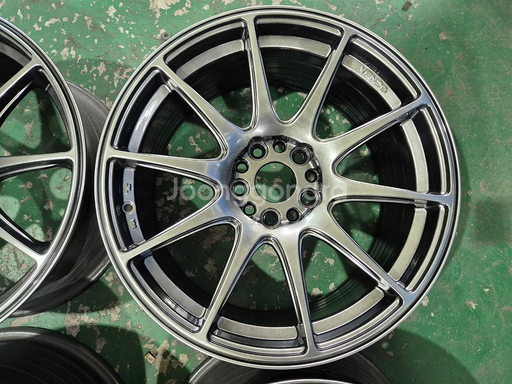 [중고휠] 18인치 텐알 고스트크롬 중고휠 한대분--4