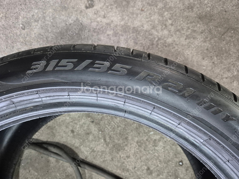 [중고타이어] 275 40 21 315 35 21 피렐리 피제로 타이어 한대분--5