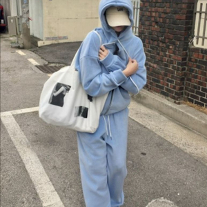 <새상품> 벨벳 집업 트레이닝 세트 4color