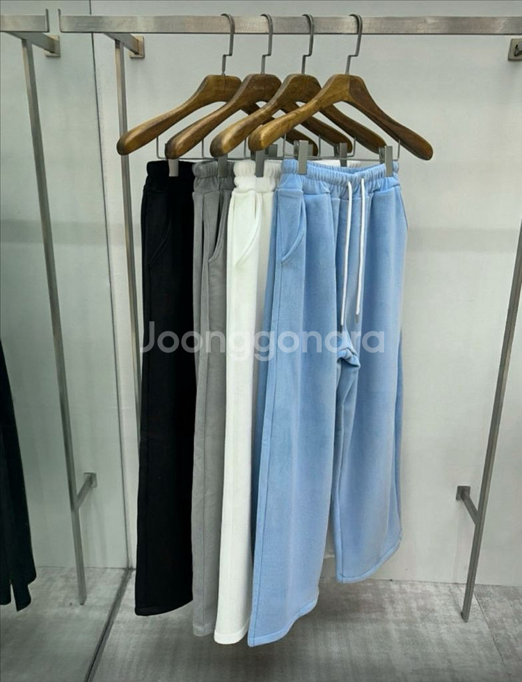 <새상품> 벨벳 집업 트레이닝 세트 4color--9